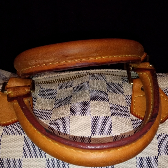 LOUIS VUITTON SPEEDY 30 AZURE EXCELLENT CONDITION - Picture 2 of 12